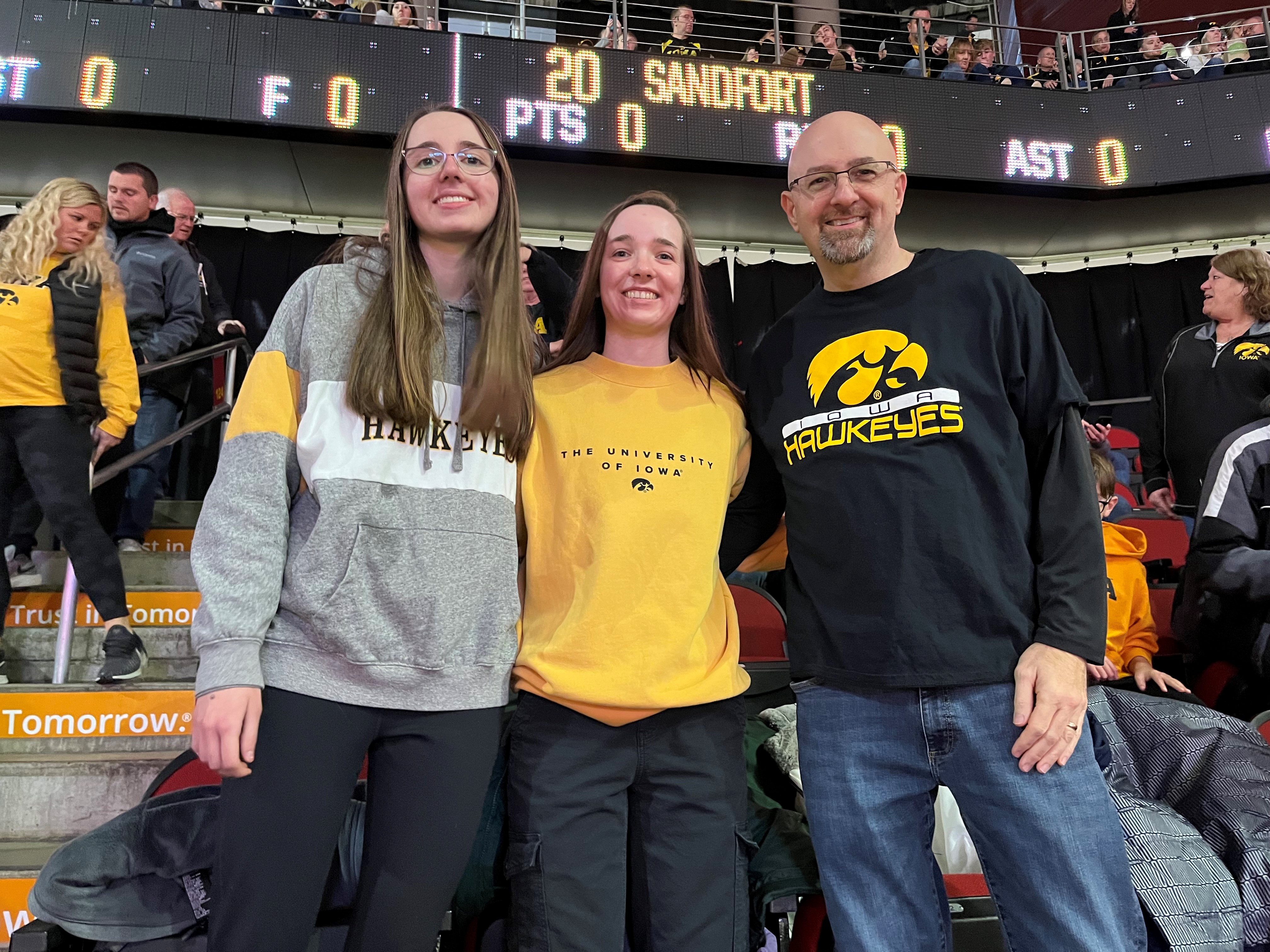  Family at Basketball Game